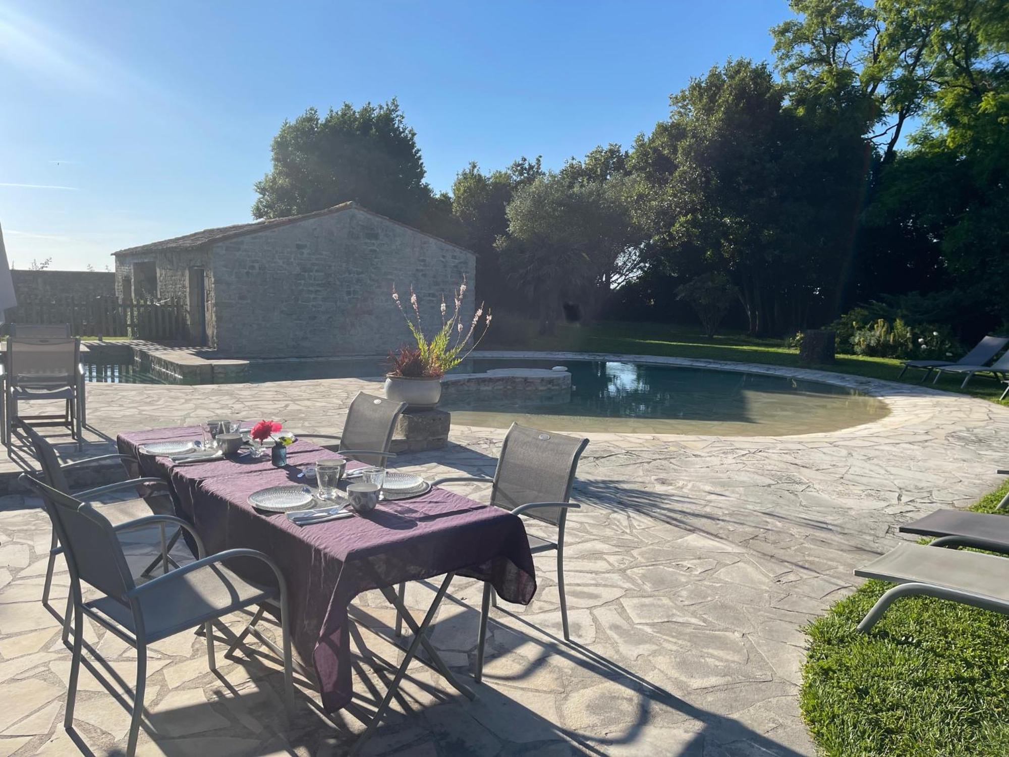 Logis Saint Leonard Bed & Breakfast Dompierre-sur-Mer Eksteriør bilde